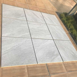Horizon Light Grey 600X900 Outdoor Tile - Real 4