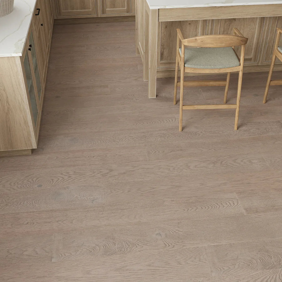 Thurlow Natural Oak Engineered Wood Flooring in a room setting