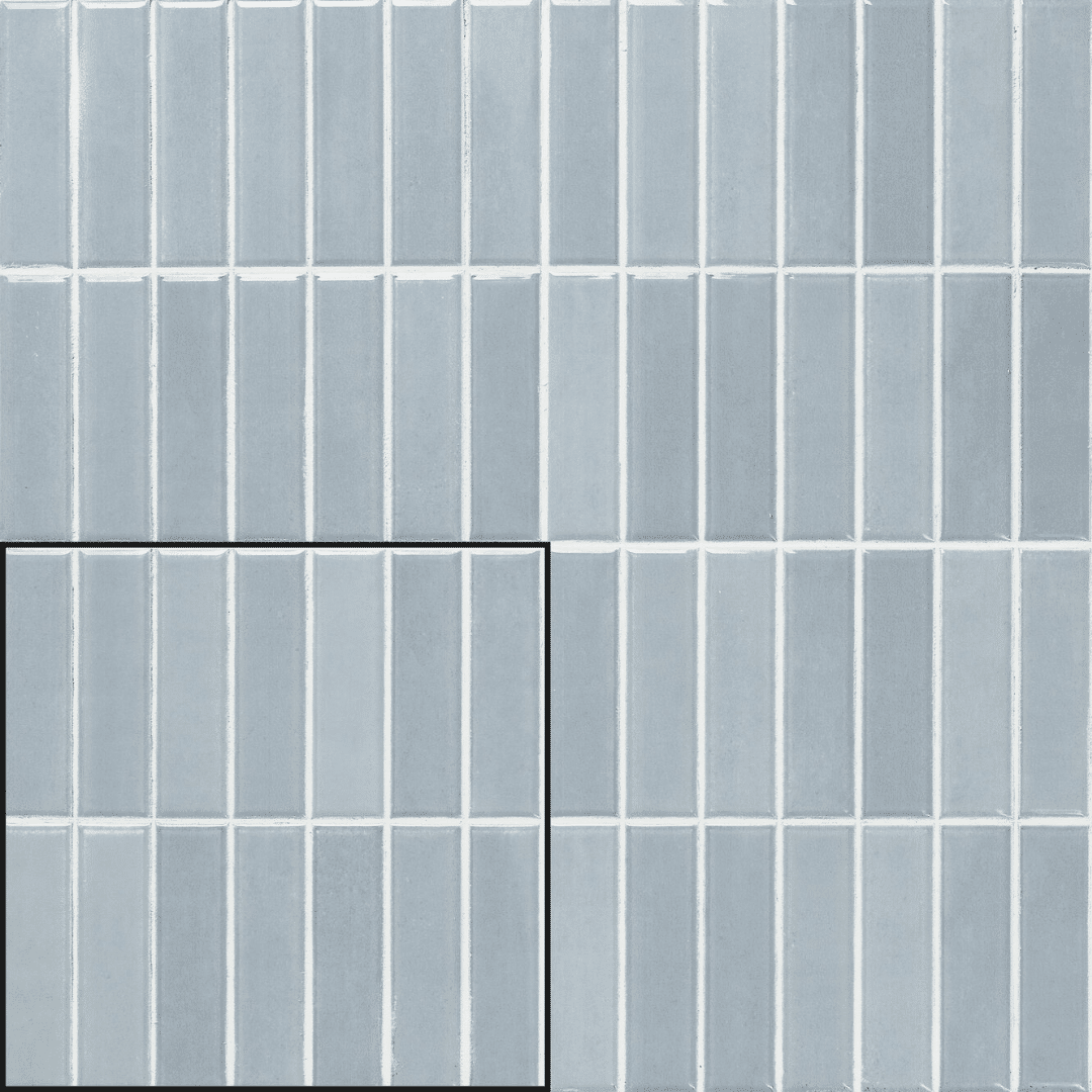 Glossy aqua ceramic decorative tiles for walls