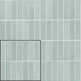 Glossy ceramic light green decorative tiles for walls