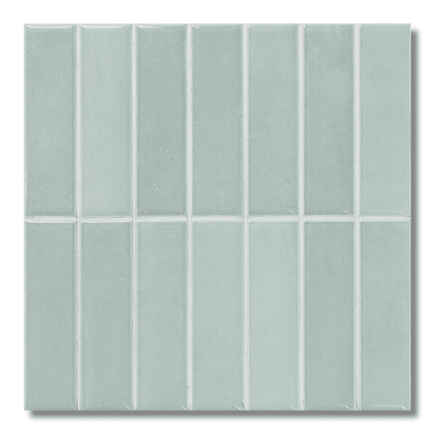 Incizium Muddey Light Green glossy ceramic wall tiles