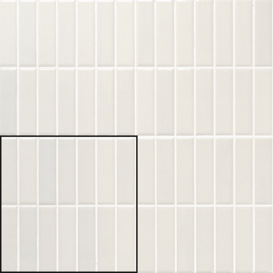 Decorative glossy ceramic white tiles for walls