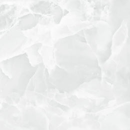 Large format Iceland White tile floor view