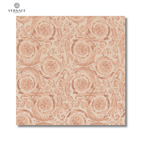 Icons Barocco Rosa pink ceramic decor effect wall floor tiles