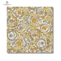 Luxurious ceramic wall floor tiles with artistic decorative pattern