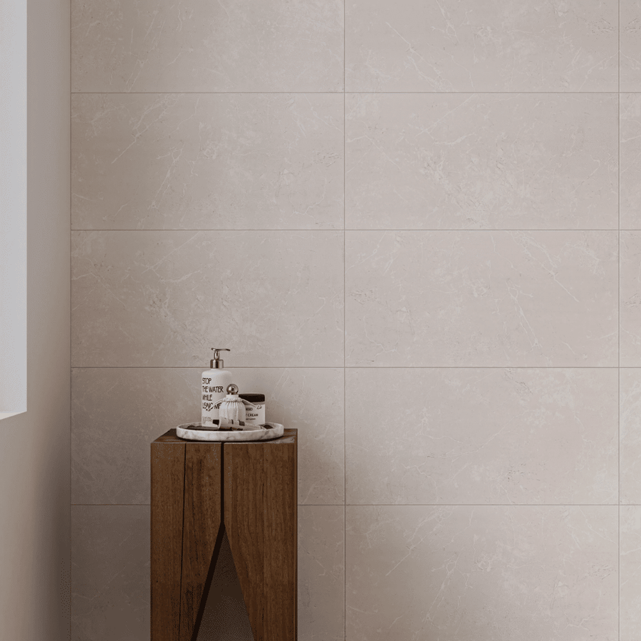 Smooth matt finish white ceramic wall design tiles