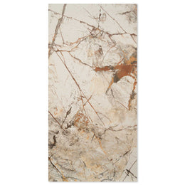 Indus Invisible Gold 600x1200 Carving Marble Effect Porcelain Tile - Main