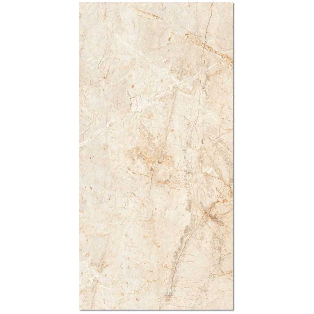 Indus River Crema Yellow 600X1200 Carving Marble Porcelain Tile - Face