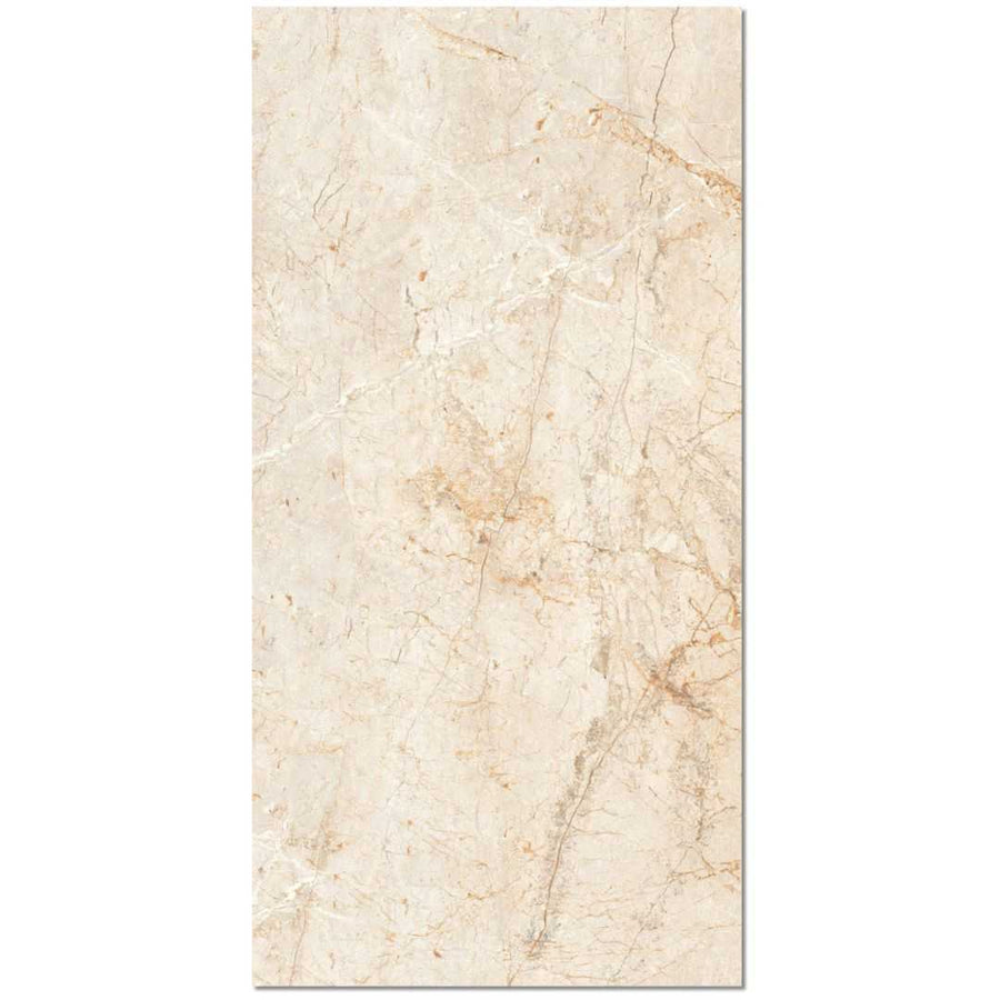 Indus River Crema Yellow 600X1200 Carving Marble Porcelain Tile - Face