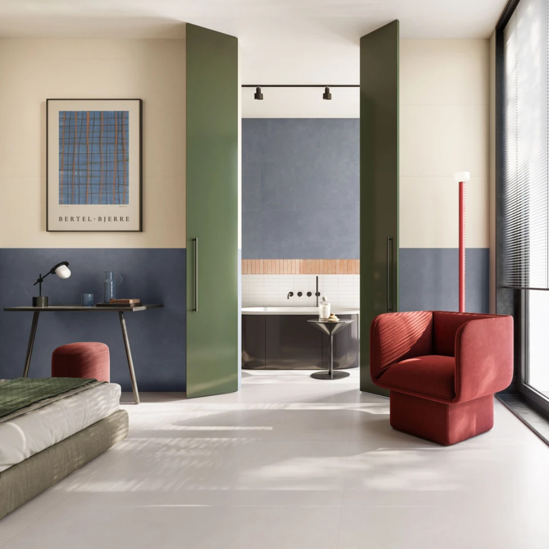 Insideart porcelain wall and floor tiles with resin effect