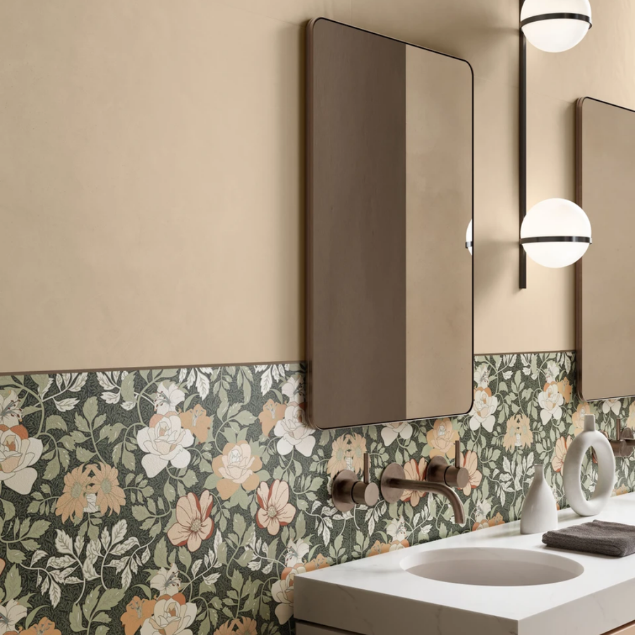 Insideart porcelain tiles with resin effect for wall and floor
