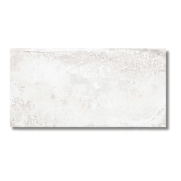 White metallic effect lappato porcelain tile for hallway