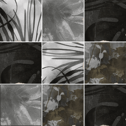 Glossy ceramic Kasvara Grey Mix decorative grey wall tiles