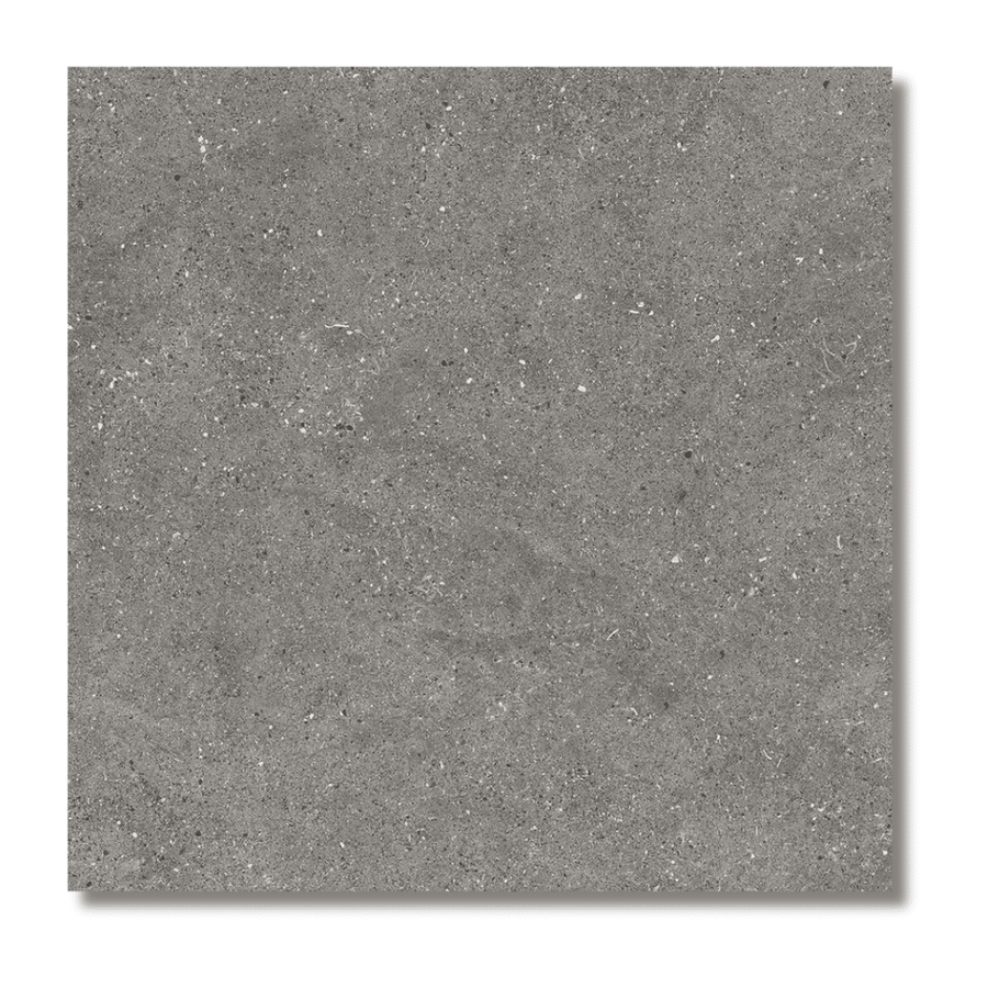 Stone effect grey matt tiles for modern interiors