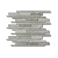 Kenton Silver glass stone metal mosaic tile for wall