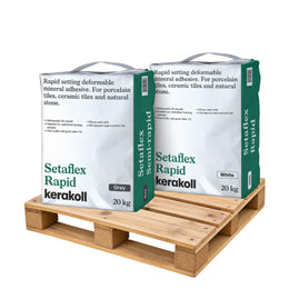 Kerakoll Setaflex Rapid Set S1 Adhesive Grey 20kg Full Pallet (48 Bags Tail Lift)
