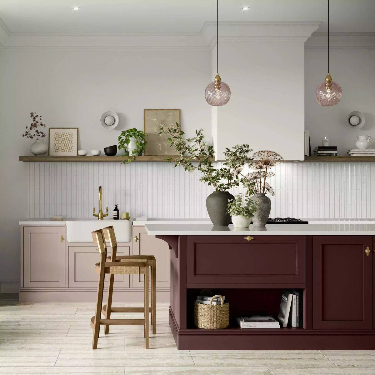 Kitkat White polished porcelain mosaic wall tile design