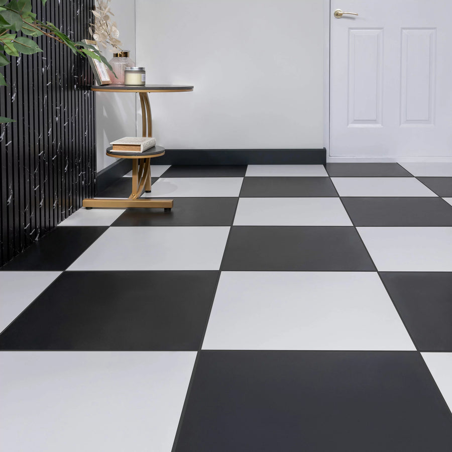 Klavier Black plain effect porcelain wall tiles design