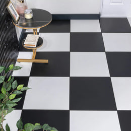Plain white porcelain tiles creating elegant wall floor surfaces