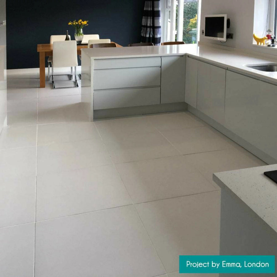 White porcelain Matt tiles for stylish wall floor interiors
