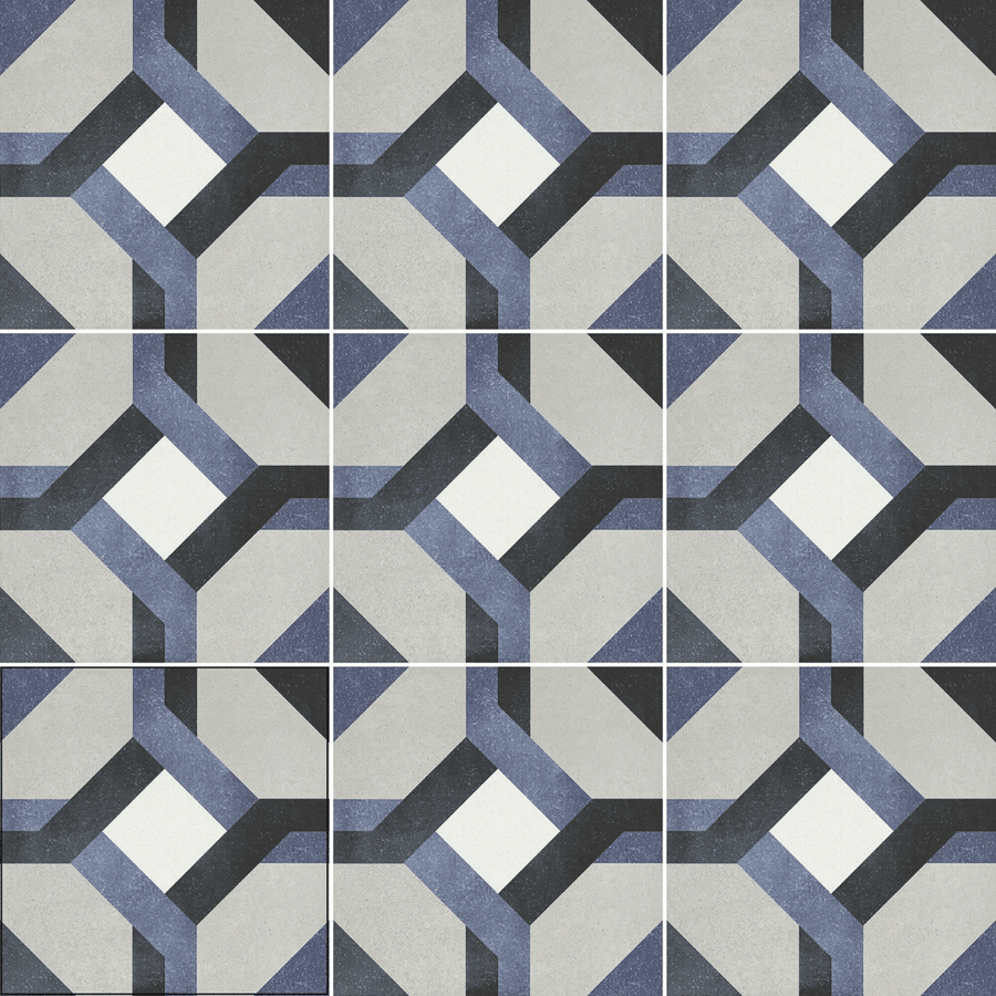 Silver porcelain wall tiles