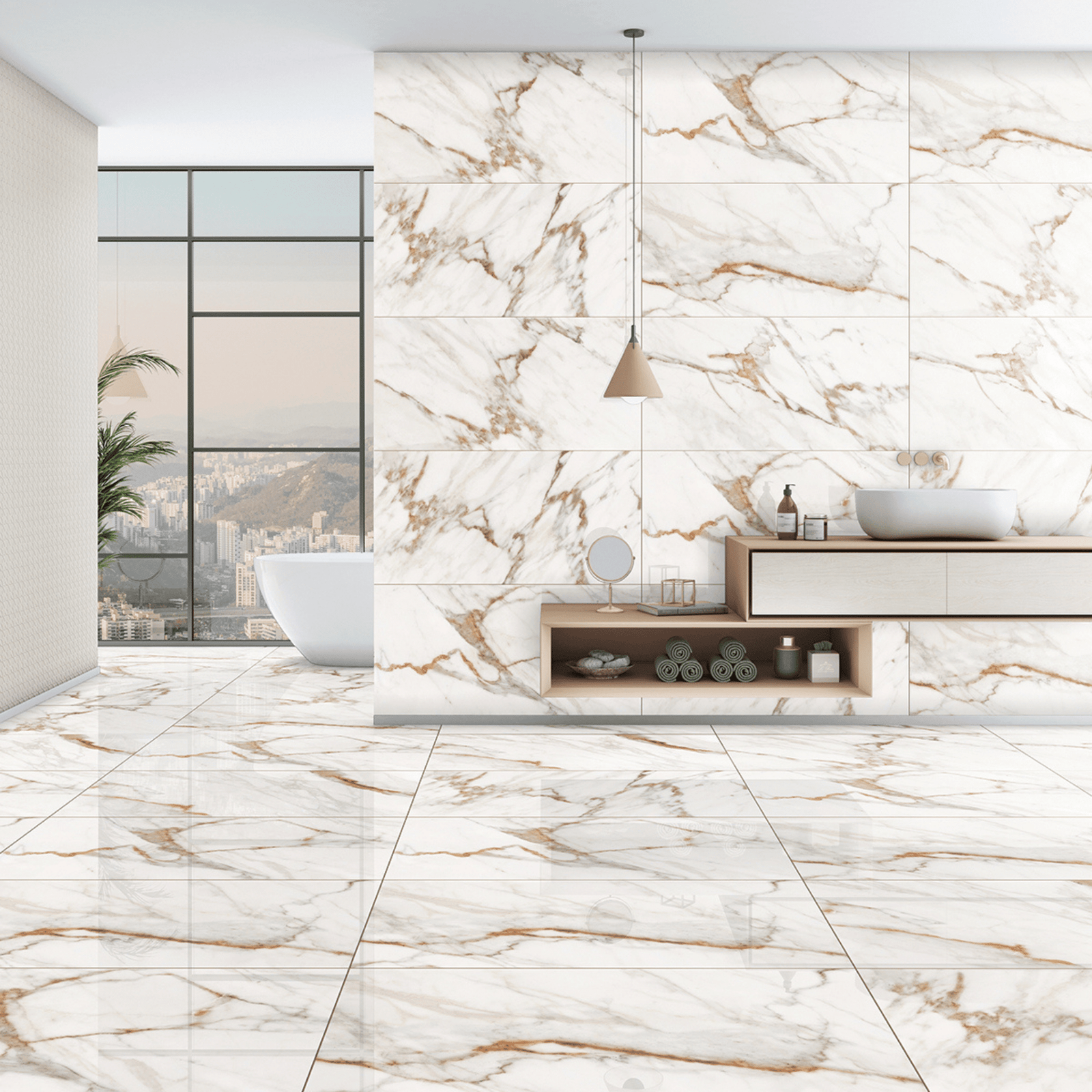 Modern Lava Marble porcelain flooring