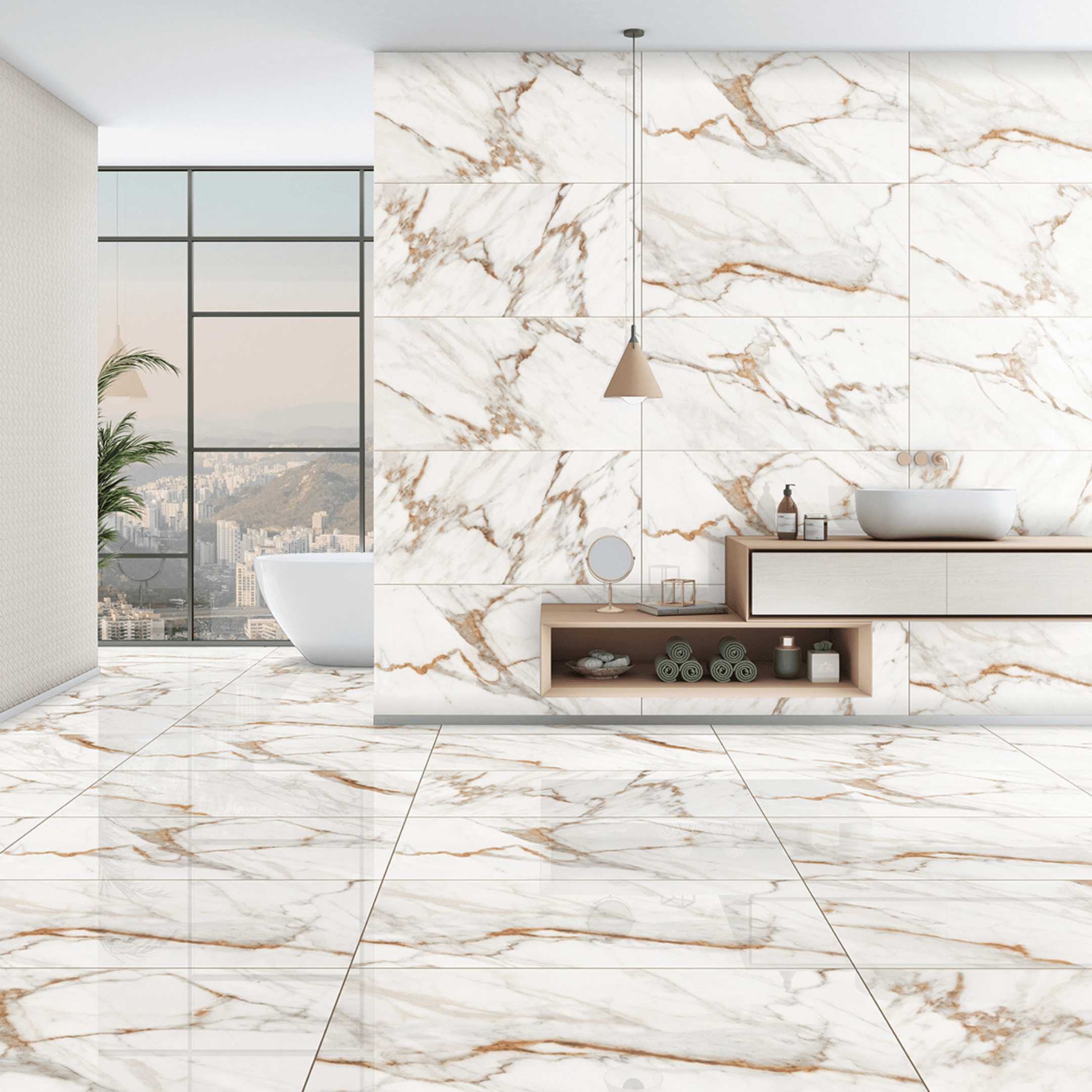 Modern Lava Marble porcelain flooring