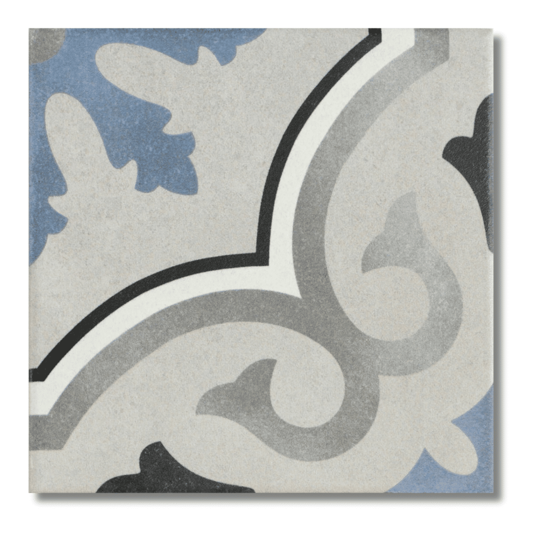 Fleur Lou Lou tiles silver