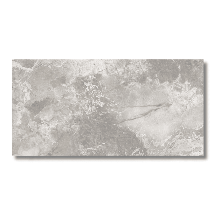 Marble look Leyenda Grigio porcelain polished wall floor tile
