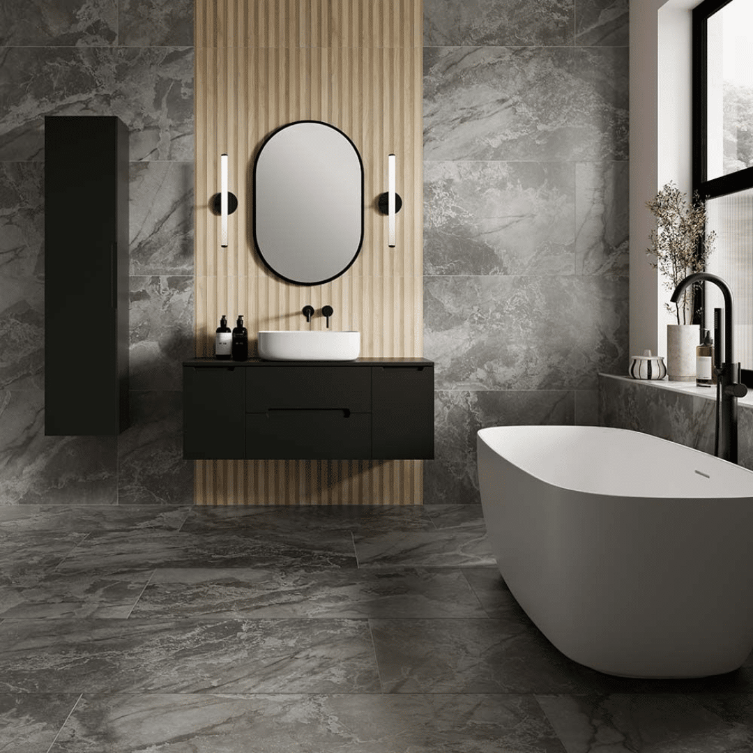 Leyenda Grigio lappato grey marble porcelain wall floor tile