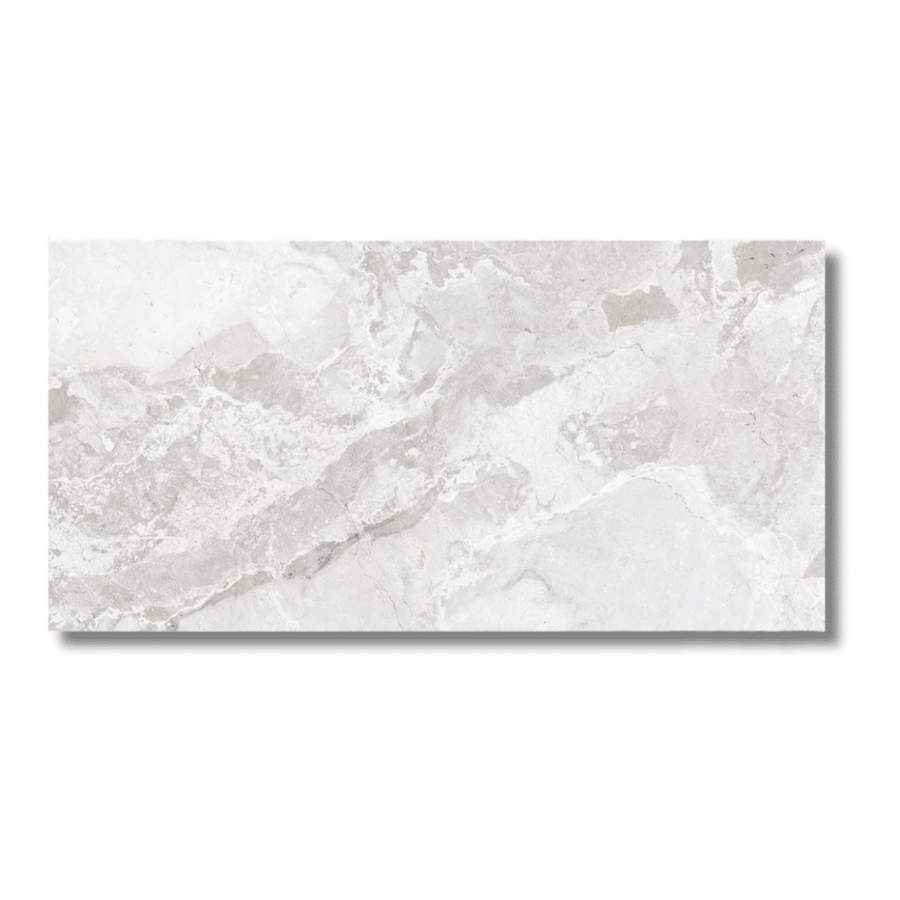 Indoor wall and floor porcelain tile grey marble design
