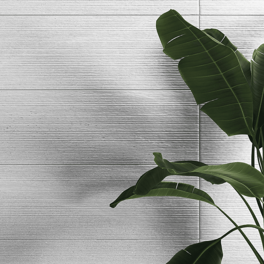 Matt grey ceramic wall tile