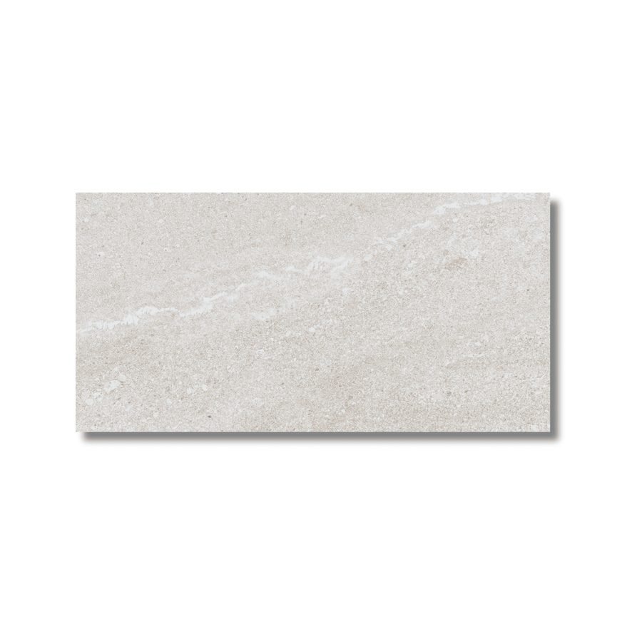 Lingstone light grey matt wall tile