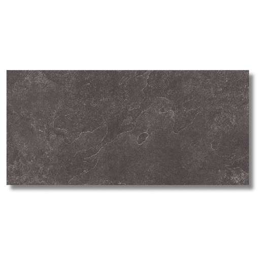 Loop Anthracite dark grey matt porcelain wall floor tiles