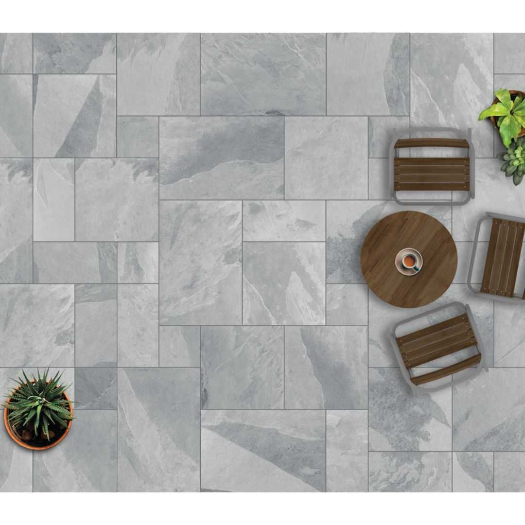 Lucid Grey 600X600 Outdoor Tile - All