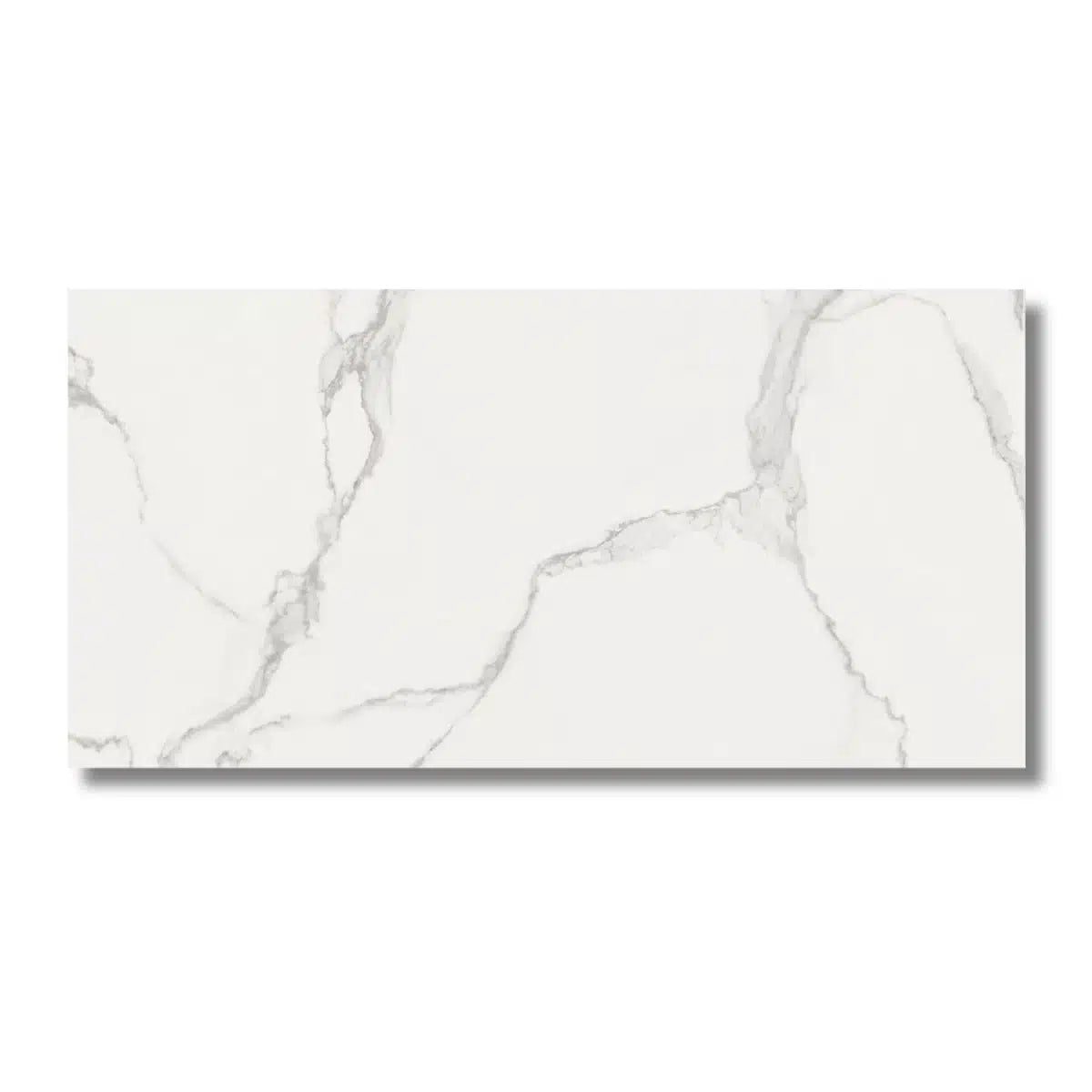 Luna Matt porcelain tile used as white matt floor tiles in a modern kitchen interior