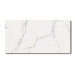 Luna Matt porcelain tile used as white matt floor tiles in a modern kitchen interior