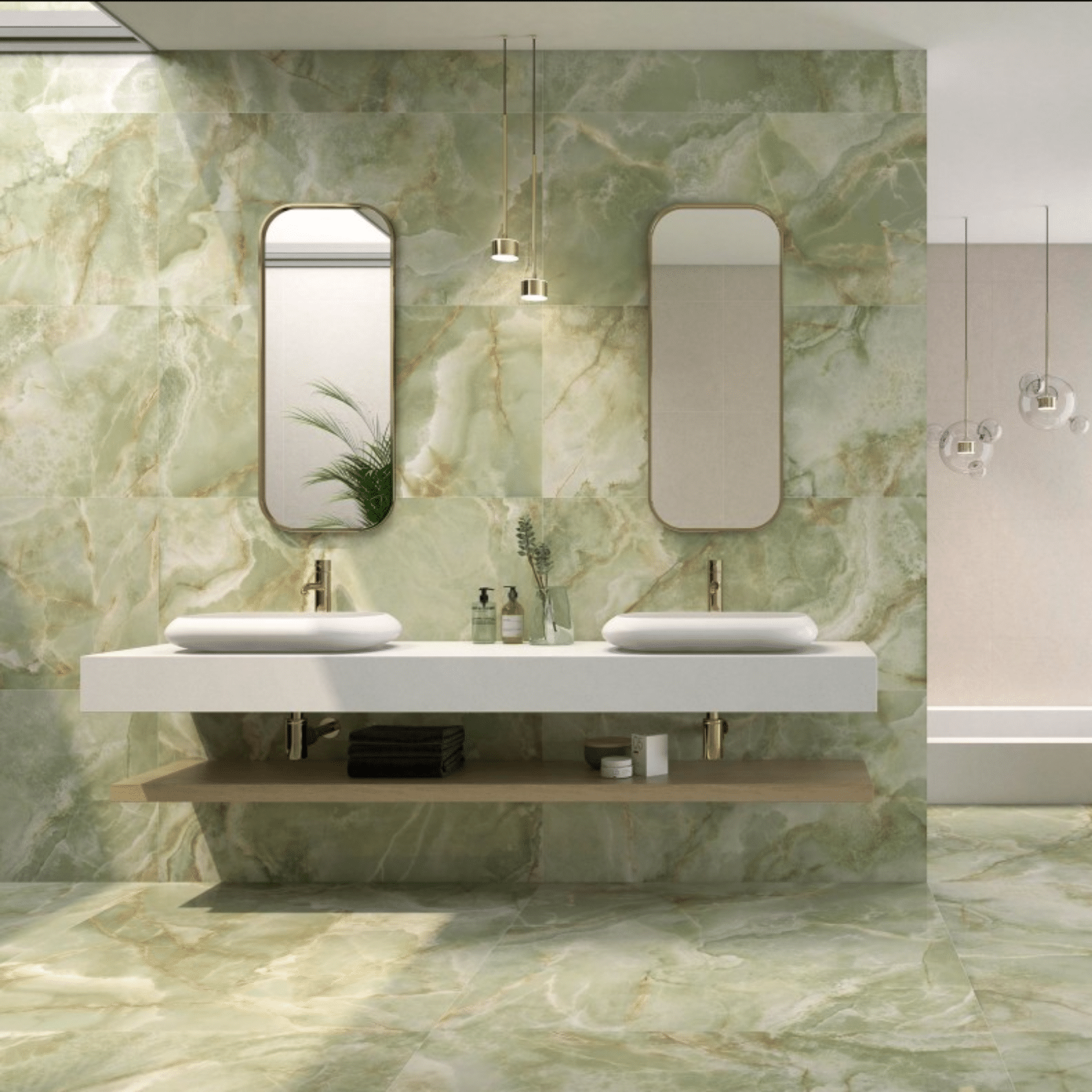Lux Noor Apple porcelain tiles