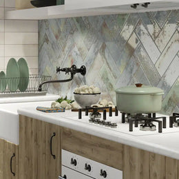 Luxor Aquamarine porcelain tile blue