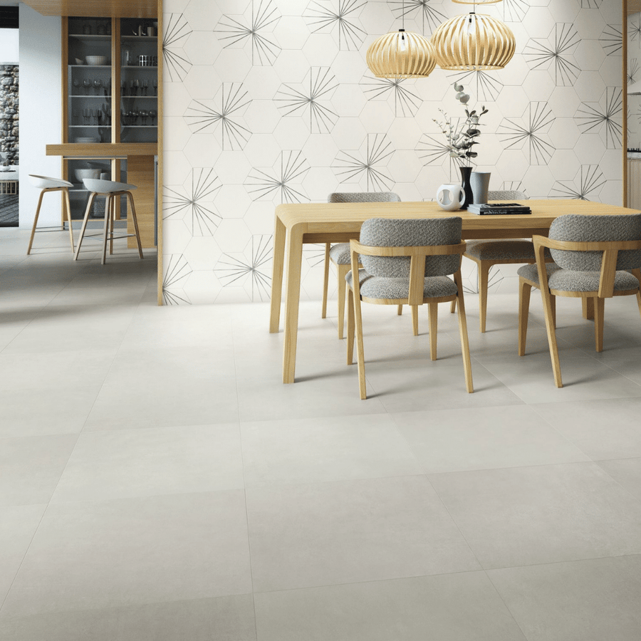 Porcelain decor Coconut Milk tiles