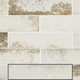 White ceramic matt tiles