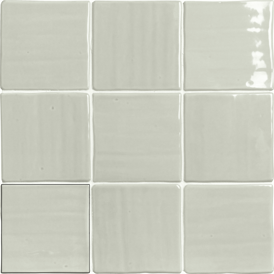 Decorative aqua wall tiles in glossy ceramic