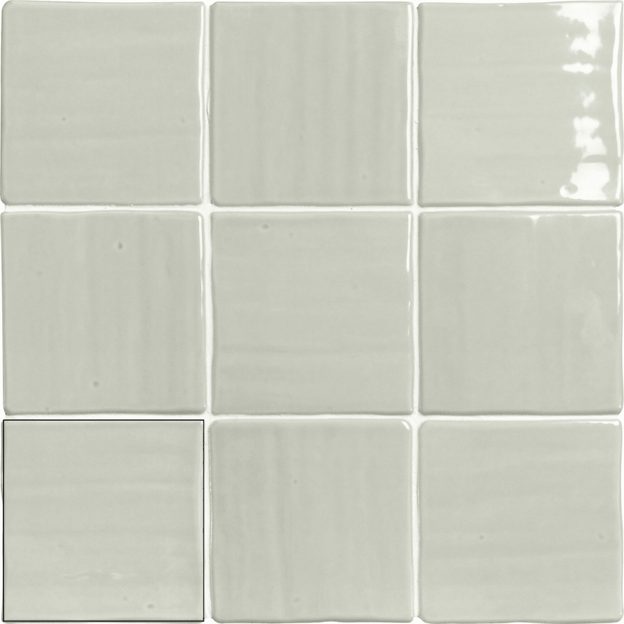 Decorative aqua wall tiles in glossy ceramic