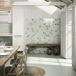 Glossy aqua ceramic tiles for stylish walls