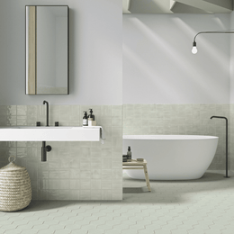 Aqua decorative ceramic tiles with glossy surface