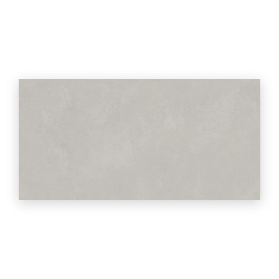 Matt grey porcelain concrete effect wall and floor surface