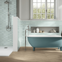 Muddey Light Green glossy ceramic tiles for walls