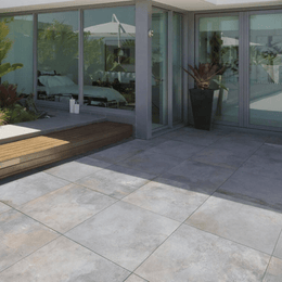 Durable Magnetic Grey matt porcelain flooring tiles