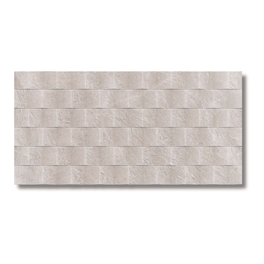 Contemporary beige stone porcelain tile hallway bathroom use