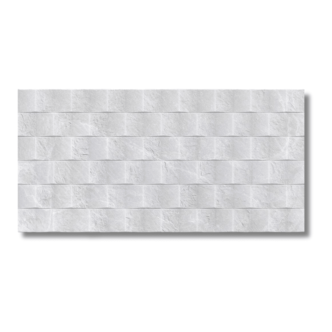 Porcelain Masaya White décor tile wall and floor use